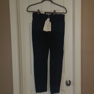 Current/Elliott Jet Black Stiletto Cut Off Jeans